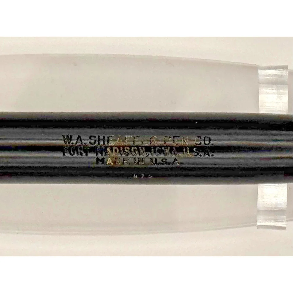 Vintage Sheaffer Balance 875 Fountain Pen 14K Gold Two Tone Nib Lever Fill As Is